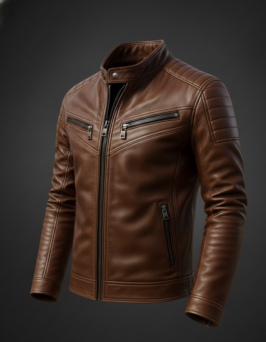 ( BLACK FRIDAY ) CHAQUETA CUERO PARA HOMBRE